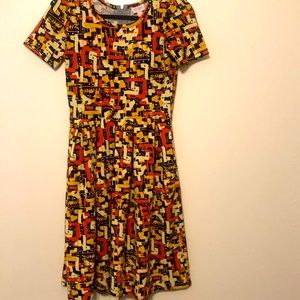 Lula Roe Amilia  Dress with Pockets